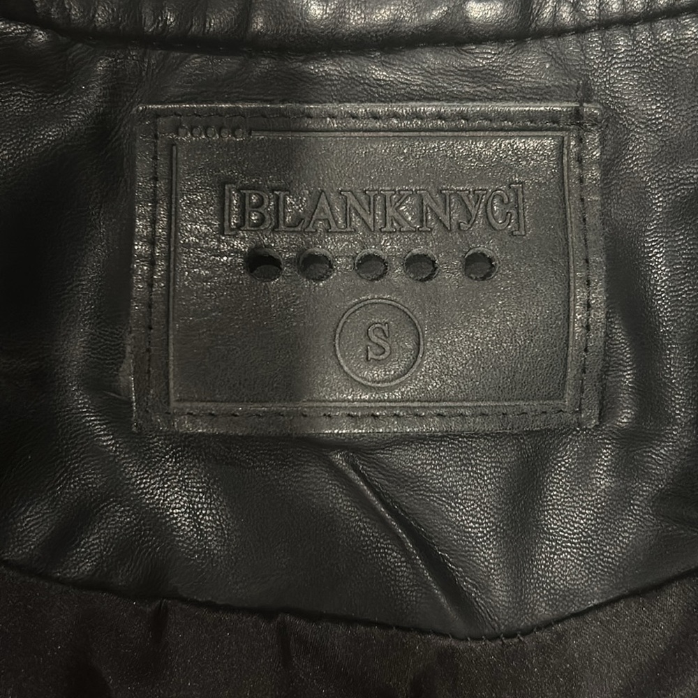 BLANK NYC Faux Leather Moto Jacket - Picture 2 of 3